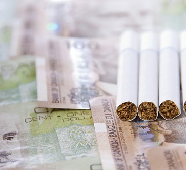 Cigarettes et argent