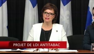 Vers un Québec sans fumée : Lucie Charlebois présente son projet de loi.