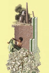Même si elle crée des emplois, l’industrie du tabac coûte plus cher à la société qu’elle ne lui rapporte. C’est pourquoi les gouvernements doivent s’armer pour résister à son influence et ses arguments. (Image tirée de The Tobacco Atlas, 2015).